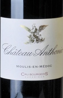 Château Anthonic, Moulis en Médoc AOC Cru Bourgeois, 6 x 0.75 L