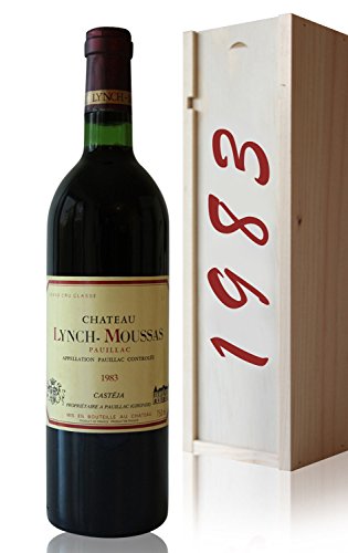 Château Lynch Moussas 1983, Coffret, 75cl AOC Pauillac