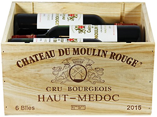 Château du Moulin Rouge 2015 –  (6 x 0,75l Flaschen Original Holzkiste)